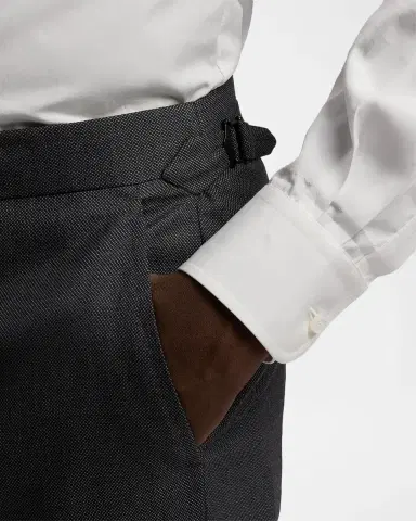 Ralph Lauren Purple Label Kent Hand-Tailored Wool Birdseye Suit | Thumbnail 7 Ralph Lauren Purple Label Kent Hand-Tailored Wool Birdseye Suit | Thumbnail 7