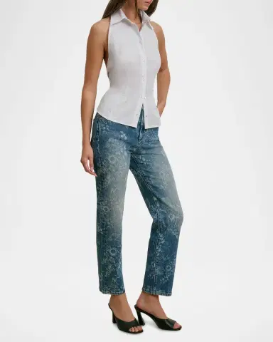 Favorite Daughter The Valentina Super High-Rise Jeans | Thumbnail 3 Favorite Daughter The Valentina Super High-Rise Jeans | Thumbnail 3