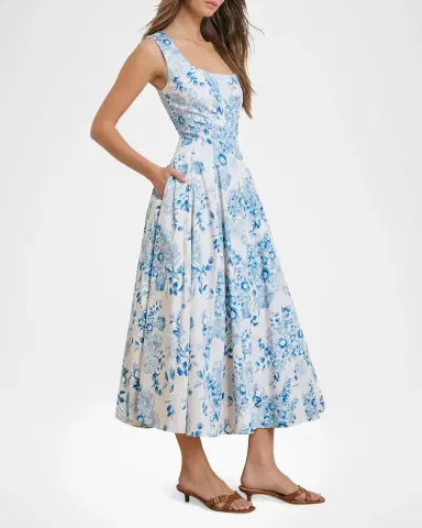 Favorite Daughter The Muse Midi Dress | Thumbnail 3 Favorite Daughter The Muse Midi Dress | Thumbnail 3