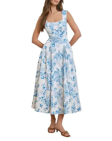 Favorite Daughter The Muse Midi Dress | Thumbnail 1 Favorite Daughter The Muse Midi Dress | Thumbnail 1