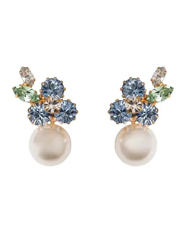 Vivi Crystal Cluster Earrings Vivi Crystal Cluster Earrings