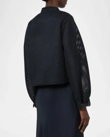 Max Mara Mesh Zip Jacket | Thumbnail 2 Max Mara Mesh Zip Jacket | Thumbnail 2
