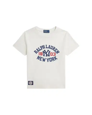 Polo Ralph Lauren Boy's Yankees Short-Sleeve Cotton T-Shirt, Size S-XL | Thumbnail 1 Polo Ralph Lauren Boy's Yankees Short-Sleeve Cotton T-Shirt, Size S-XL | Thumbnail 1