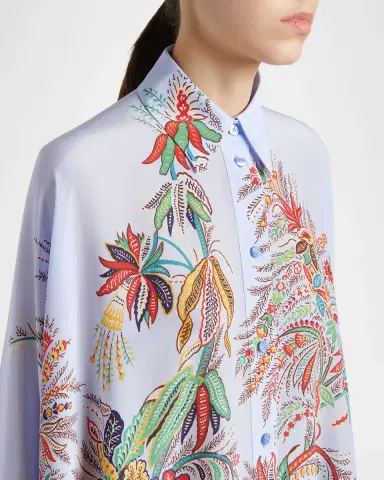 Etro Paisley-Print Silk Handkerchief Button-Down Shirt | Thumbnail 4 Etro Paisley-Print Silk Handkerchief Button-Down Shirt | Thumbnail 4
