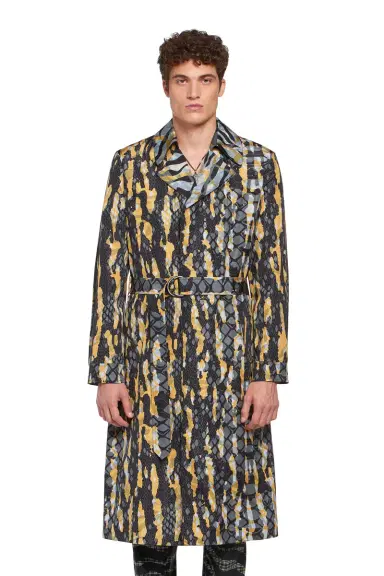 Roberto Cavalli Tiger Twiga + Camo print belted coat | Thumbnail 2 Roberto Cavalli Tiger Twiga + Camo print belted coat | Thumbnail 2