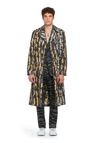 Roberto Cavalli Tiger Twiga + Camo print belted coat | Thumbnail 4 Roberto Cavalli Tiger Twiga + Camo print belted coat | Thumbnail 4