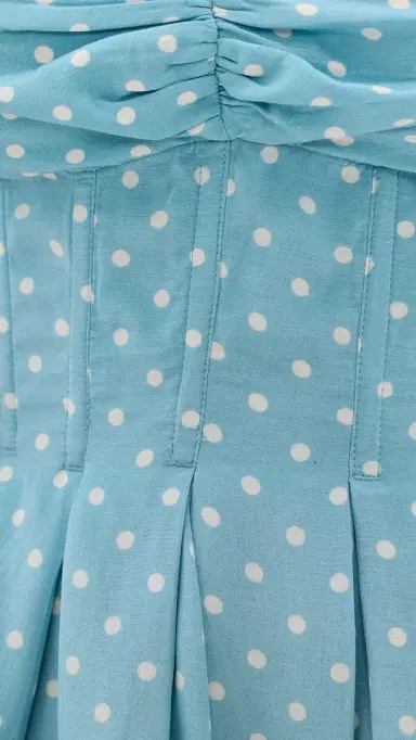 For Love & Lemons August Mini Dress Blue | Thumbnail 6 For Love & Lemons August Mini Dress Blue | Thumbnail 6