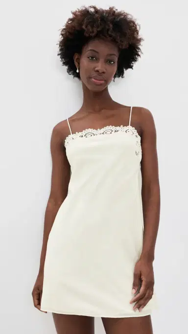 POSSE Darya Mini Dress Cream | Thumbnail 2 POSSE Darya Mini Dress Cream | Thumbnail 2