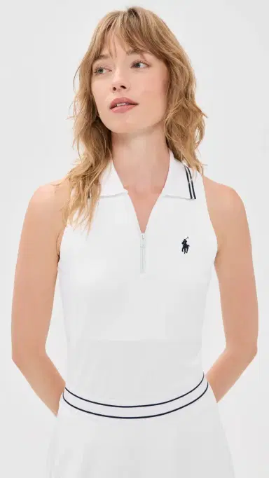 RLX Ralph Lauren Active Cable Knit Top Ceramic White/Refined Navy S | Thumbnail 2 RLX Ralph Lauren Active Cable Knit Top Ceramic White/Refined Navy S | Thumbnail 2