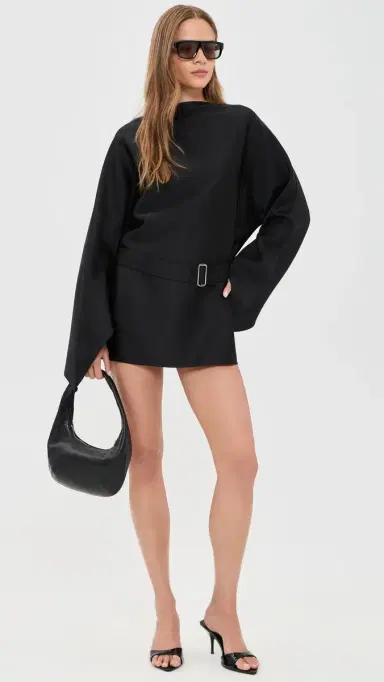 Lioness Touch Mini Dress Noir | Thumbnail 5 Lioness Touch Mini Dress Noir | Thumbnail 5