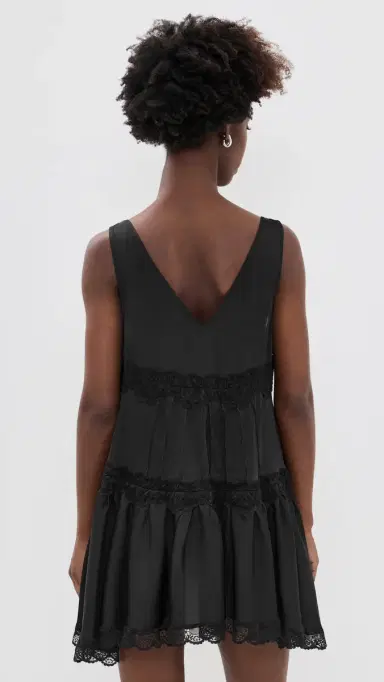 Free People In This Groove Mini Slip Dress Black | Thumbnail 3 Free People In This Groove Mini Slip Dress Black | Thumbnail 3