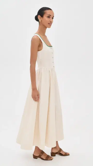 VRG GRL Reese Midi Dress Cream | Thumbnail 4 VRG GRL Reese Midi Dress Cream | Thumbnail 4
