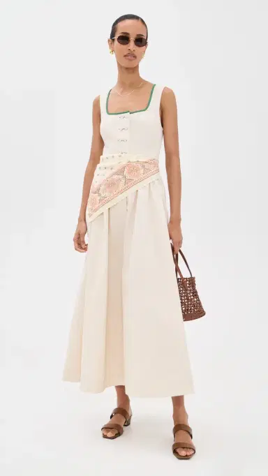 VRG GRL Reese Midi Dress Cream | Thumbnail 5 VRG GRL Reese Midi Dress Cream | Thumbnail 5