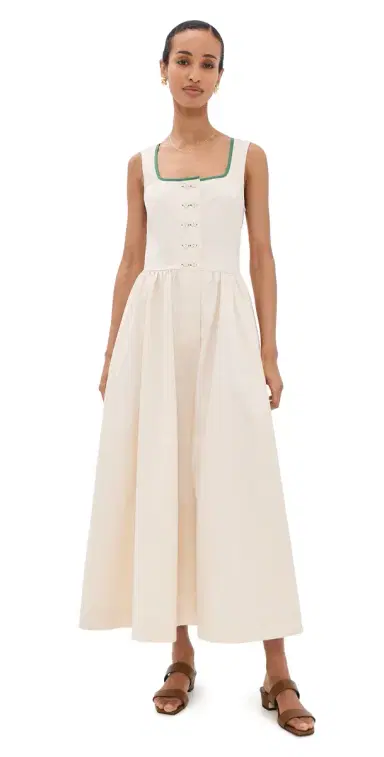 VRG GRL Reese Midi Dress Cream | Thumbnail 1 VRG GRL Reese Midi Dress Cream | Thumbnail 1