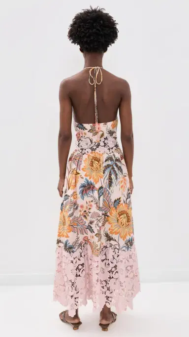Farm Rio igia Floral ight Pink ace Maxi Dress igia Floral ight Pink | Thumbnail 3 Farm Rio igia Floral ight Pink ace Maxi Dress igia Floral ight Pink | Thumbnail 3