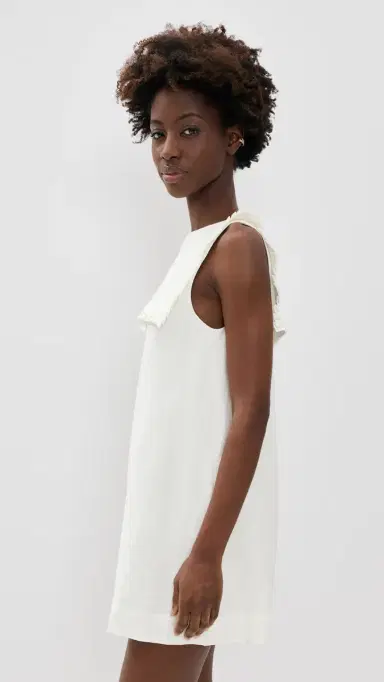 VRG GRL Agnes Linen Mini Dress White | Thumbnail 4 VRG GRL Agnes Linen Mini Dress White | Thumbnail 4