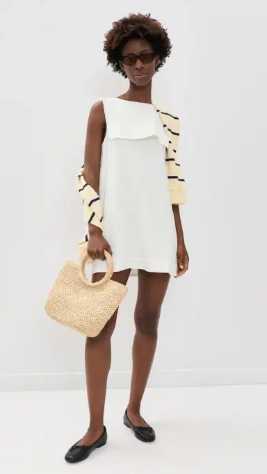 VRG GRL Agnes Linen Mini Dress White | Thumbnail 5 VRG GRL Agnes Linen Mini Dress White | Thumbnail 5