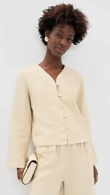 Posse Lucia Linen Blouse Biscotti M | Thumbnail 2 Posse Lucia Linen Blouse Biscotti M | Thumbnail 2