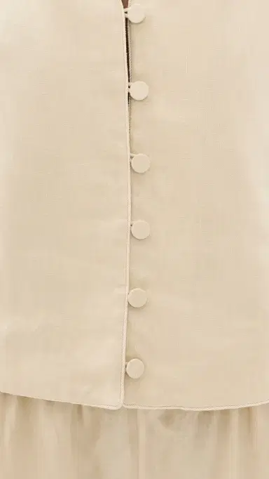 Posse Lucia Linen Blouse Biscotti M | Thumbnail 6 Posse Lucia Linen Blouse Biscotti M | Thumbnail 6