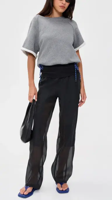 rag & bone Atlas Organza Pants Black | Thumbnail 5 rag & bone Atlas Organza Pants Black | Thumbnail 5