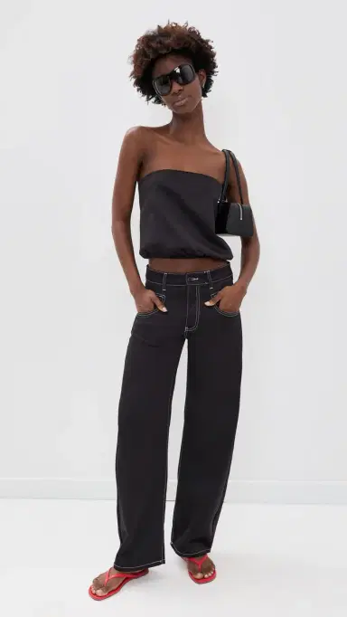 Lioness erenity atin Pants Noir | Thumbnail 5 Lioness erenity atin Pants Noir | Thumbnail 5