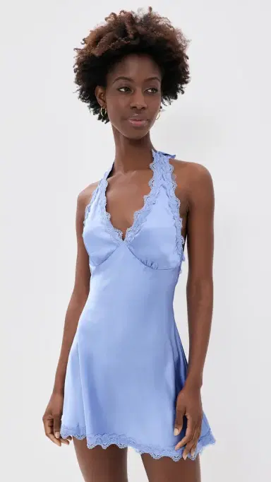 Lioness Stars Align Mini Dress Persian Jewel | Thumbnail 2 Lioness Stars Align Mini Dress Persian Jewel | Thumbnail 2
