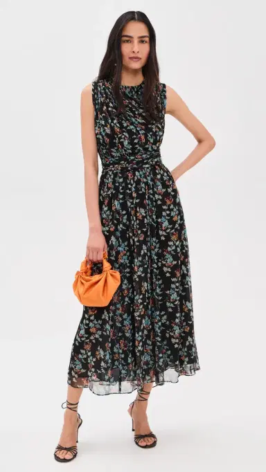 Ulla Johnson Celestina Silk Dress Nightshade 2 | Thumbnail 2 Ulla Johnson Celestina Silk Dress Nightshade 2 | Thumbnail 2