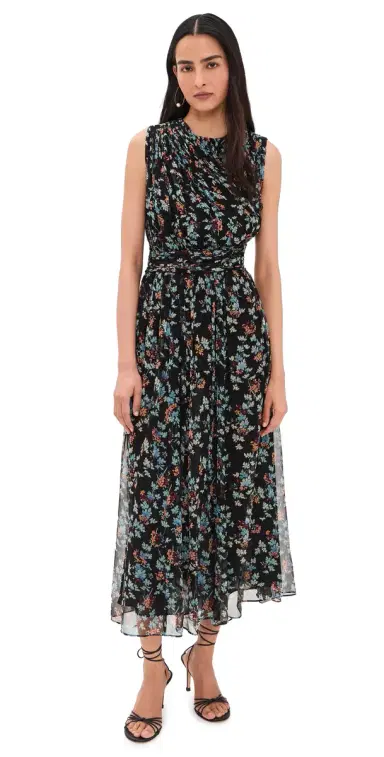 Ulla Johnson Celestina Silk Dress Nightshade 2 | Thumbnail 1 Ulla Johnson Celestina Silk Dress Nightshade 2 | Thumbnail 1