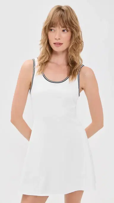 RLX Ralph Lauren Tennis Interlock Dress Ceramic White/Refined Navy L | Thumbnail 2 RLX Ralph Lauren Tennis Interlock Dress Ceramic White/Refined Navy L | Thumbnail 2