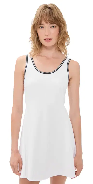 RLX Ralph Lauren Tennis Interlock Dress Ceramic White/Refined Navy L | Thumbnail 1 RLX Ralph Lauren Tennis Interlock Dress Ceramic White/Refined Navy L | Thumbnail 1