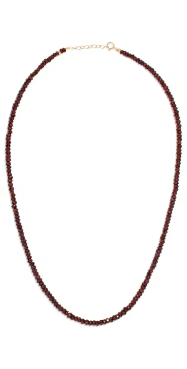 JIA JIA January Garnet Beaded Necklace Garnet One Size | Thumbnail 1 JIA JIA January Garnet Beaded Necklace Garnet One Size | Thumbnail 1