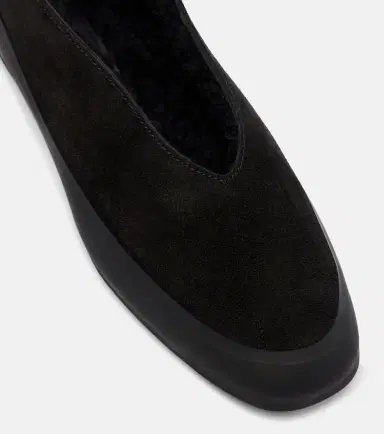 Le Monde Béryl Le Monde Béryl Apres Ski shearling-lined suede ballet flats | Thumbnail 2 Le Monde Béryl Le Monde Béryl Apres Ski shearling-lined suede ballet flats | Thumbnail 2