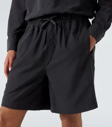 Saman Amel Henri silk shorts | Thumbnail 4 Saman Amel Henri silk shorts | Thumbnail 4