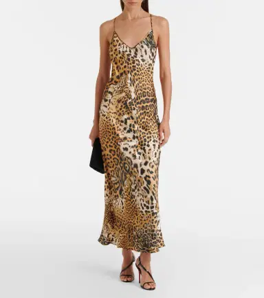 Roberto Cavalli Printed silk satin slip dress | Thumbnail 4 Roberto Cavalli Printed silk satin slip dress | Thumbnail 4