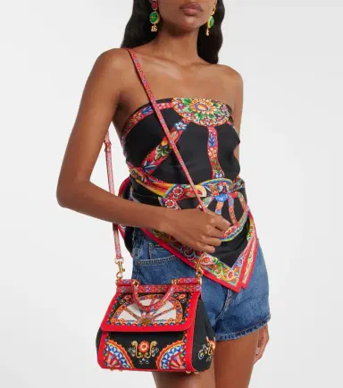 Dolce & Gabbana Sicily Medium printed top-handle bag | Thumbnail 6 Dolce & Gabbana Sicily Medium printed top-handle bag | Thumbnail 6