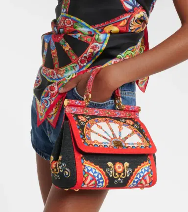 Dolce & Gabbana Sicily Medium printed top-handle bag | Thumbnail 7 Dolce & Gabbana Sicily Medium printed top-handle bag | Thumbnail 7