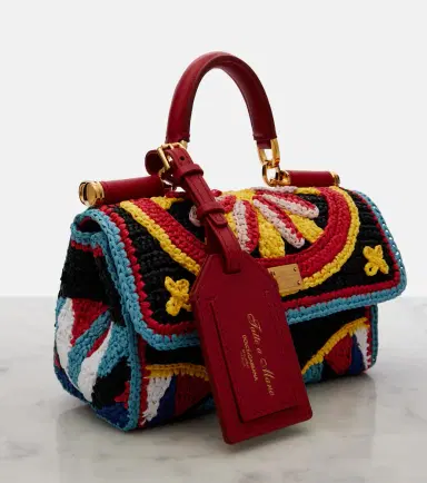 Dolce & Gabbana My Sicily Mini crochet top-handle bag | Thumbnail 2 Dolce & Gabbana My Sicily Mini crochet top-handle bag | Thumbnail 2