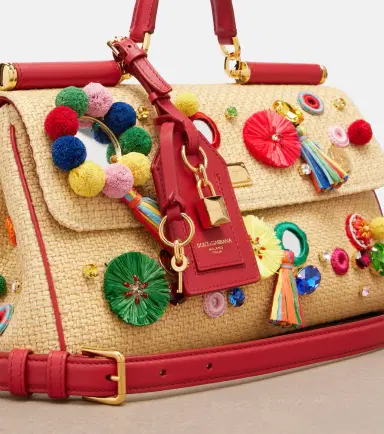 Dolce & Gabbana Sicily Medium embellished top-handle bag | Thumbnail 3 Dolce & Gabbana Sicily Medium embellished top-handle bag | Thumbnail 3