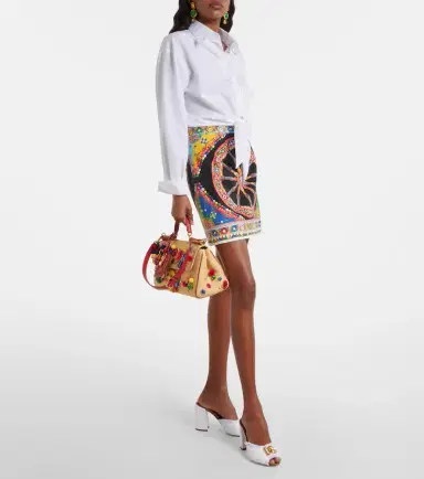 Dolce & Gabbana Sicily Medium embellished top-handle bag | Thumbnail 5 Dolce & Gabbana Sicily Medium embellished top-handle bag | Thumbnail 5