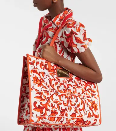 Dolce & Gabbana Shopping Large printed canvas shopper | Thumbnail 6 Dolce & Gabbana Shopping Large printed canvas shopper | Thumbnail 6