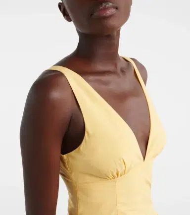 Posse Lindie cotton poplin midi dress | Thumbnail 4 Posse Lindie cotton poplin midi dress | Thumbnail 4