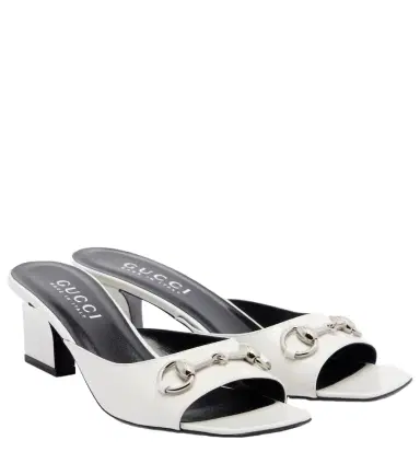 Gucci Signora Horsebit leather mules | Thumbnail 1 Gucci Signora Horsebit leather mules | Thumbnail 1