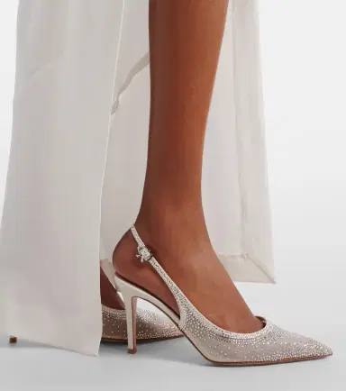 Gianvito Rossi Regina embellished leather slingback pumps | Thumbnail 5 Gianvito Rossi Regina embellished leather slingback pumps | Thumbnail 5