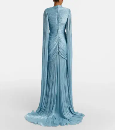 Marmar Halim Draped pleated gown | Thumbnail 3 Marmar Halim Draped pleated gown | Thumbnail 3