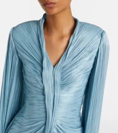 Marmar Halim Draped pleated gown | Thumbnail 6 Marmar Halim Draped pleated gown | Thumbnail 6