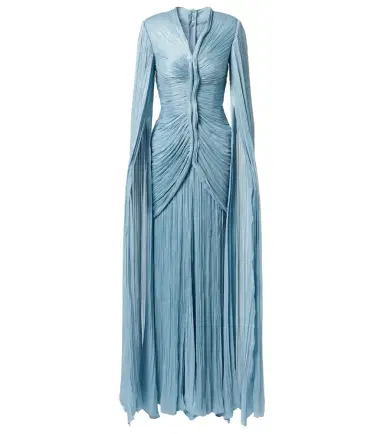 Marmar Halim Draped pleated gown | Thumbnail 1 Marmar Halim Draped pleated gown | Thumbnail 1