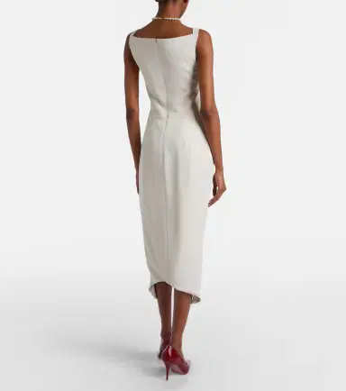 Vivienne Westwood Panther draped ruched midi dress | Thumbnail 5 Vivienne Westwood Panther draped ruched midi dress | Thumbnail 5