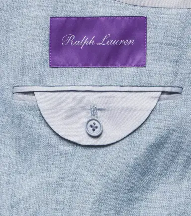 Ralph Lauren Purple Label Glen linen-blend blazer | Thumbnail 2 Ralph Lauren Purple Label Glen linen-blend blazer | Thumbnail 2
