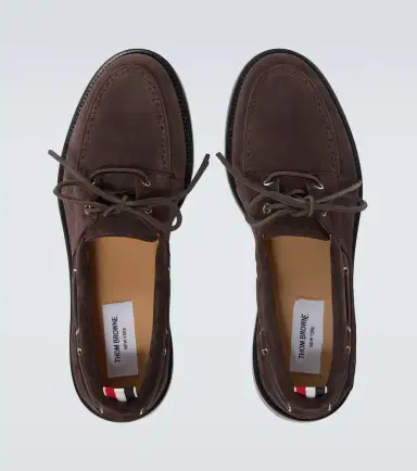 Thom Browne Suede boat shoes | Thumbnail 2 Thom Browne Suede boat shoes | Thumbnail 2