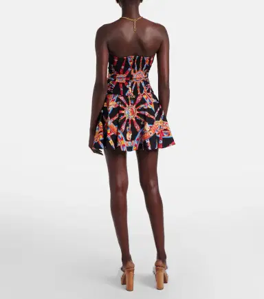 Dolce & Gabbana Printed silk-blend minidress | Thumbnail 2 Dolce & Gabbana Printed silk-blend minidress | Thumbnail 2